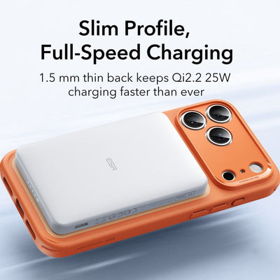 ESR Classic Hybrid MagSafe Case for iPhone 17 Pro - Clear Orange