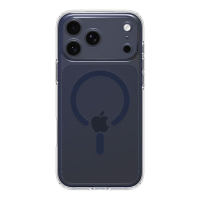 Spigen Ultra Hybrid MagSafe Case for iPhone 17 Pro Max - Clear Navy Blue