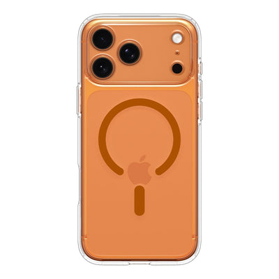 Spigen Ultra Hybrid MagSafe Case for iPhone 17 Pro Max - Clear Orange