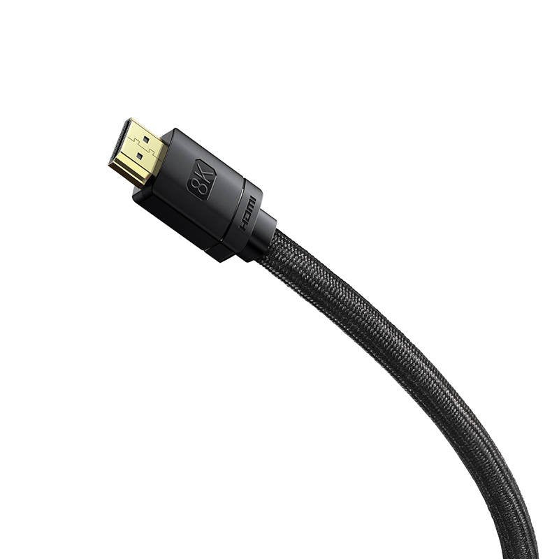 Baseus High Definition Series HDMI 2.1 cable, 8K 60Hz, 3D, HDR, 48Gbps, 1m (black) - Product Image 3