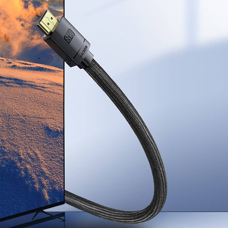 Baseus High Definition Series HDMI 2.1 cable, 8K 60Hz, 3D, HDR, 48Gbps, 1m (black) - Product Image 6