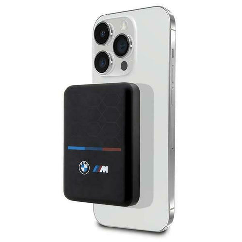 BMW M Collection MagSafe 15W 3000mAh Inductive Power Bank - Black