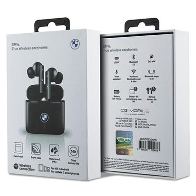 BMW Signature Collection Bluetooth TWS Wireless Headphones - Black