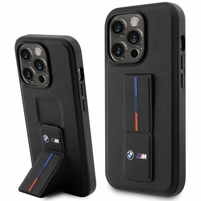 BMW Grip Stand Hot Stamp iPhone 14 Pro Case - Black