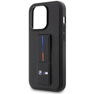 BMW Grip Stand Hot Stamp iPhone 14 Pro Case - Black