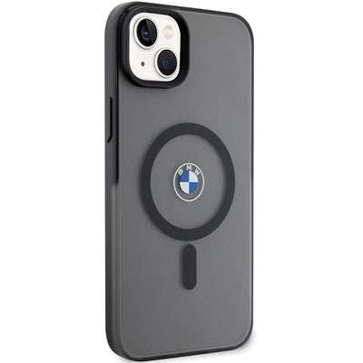 BMW Signature MagSafe Case for iPhone 14 Plus/15 Plus - Black