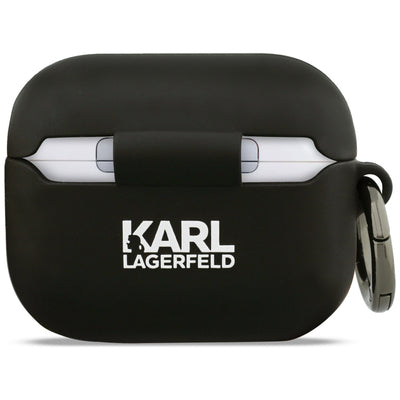 Karl Lagerfeld Silicone Choupette Head 3D Case for AirPods Pro 3 - Black