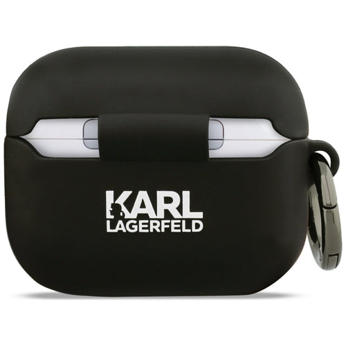 Karl Lagerfeld Silicone Choupette Head 3D Case for AirPods Pro 3 - Black