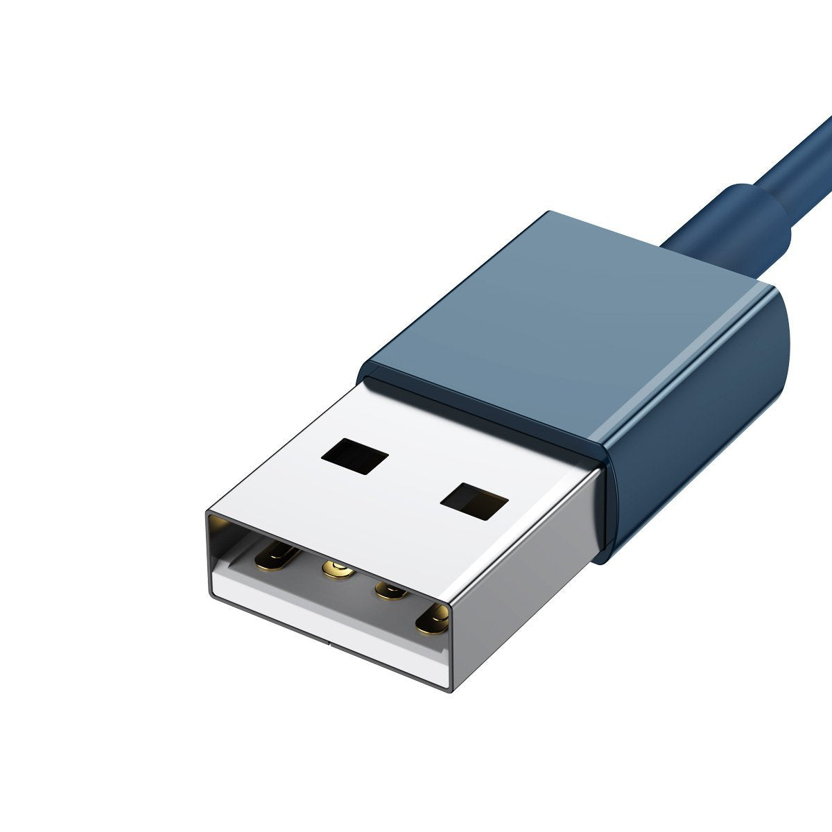 USB cable 3in1 Baseus Superior Series, USB to micro USB / USB-C / Lightning, 3.5A, 1.5m (blue) - Product Image 5