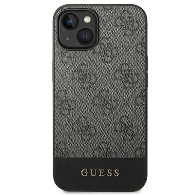 Guess 4G Stripe Collection Case for iPhone 14 / 15 Plus - Gray