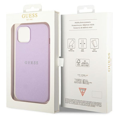 Guess GUHCP14MPSASBPU iPhone 14 Plus / 15 Plus Case - Purple