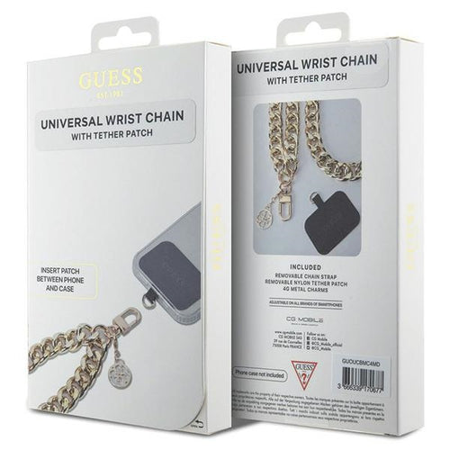 Guess GUOUCBMC4MD Universal Big HandStrap Phone Lanyard - Gold