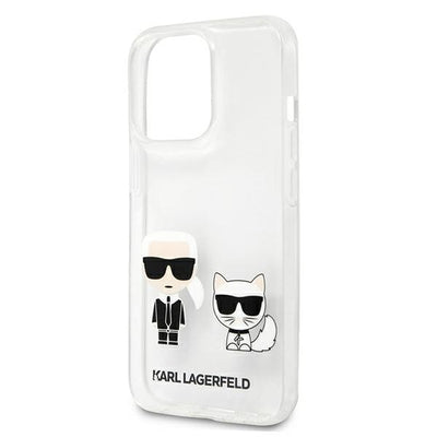 Karl Lagerfeld Transparent Karl & Choupette Case for iPhone 13 Pro / 13 - Transparent