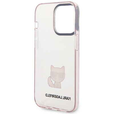 Karl Lagerfeld Choupette Body Case for iPhone 14 Pro Max - Pink