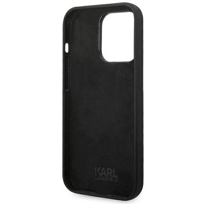 Karl Lagerfeld Silicone Karl`s Head Case for iPhone 14 Pro Max - Black
