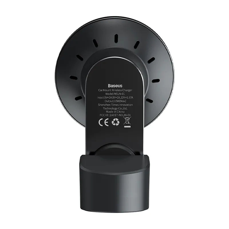 Baseus Big Energy car mount with wireless charger 15W for Iphone 12 / Iphone 13 (Black) - Product Image 5