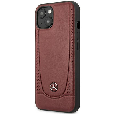 Mercedes Leather Urban Bengale Case for iPhone 13 / 14 / 15 - Burgundy