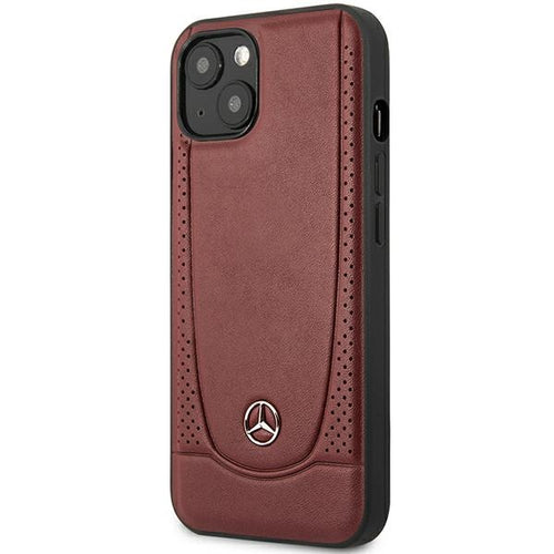 Mercedes Leather Urban Bengale Case for iPhone 13 / 14 / 15 - Burgundy