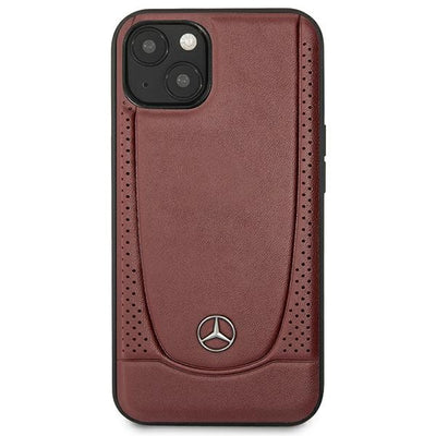 Mercedes Leather Urban Bengale Case for iPhone 13 / 14 / 15 - Burgundy
