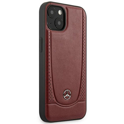 Mercedes Leather Urban Bengale Case for iPhone 13 / 14 / 15 - Burgundy