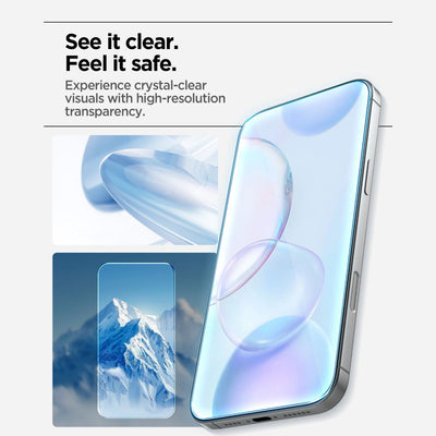 Spigen Glas.tR AlignMaster Slim 3-Pack Tempered Glass for iPhone 17