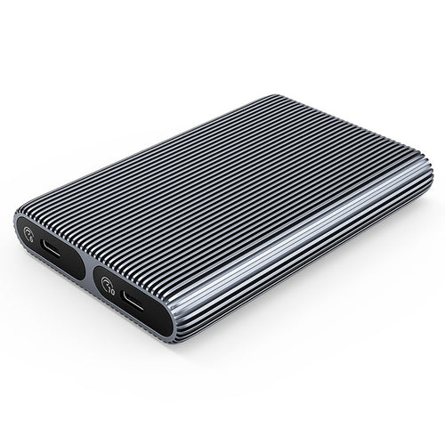 Kieszeń dyskowa podwójna Orico AM2C3-2SN na dwa dyski M.2 SATA+NVME USB-C 3.2 6Gb/s / 10Gb/s - szara