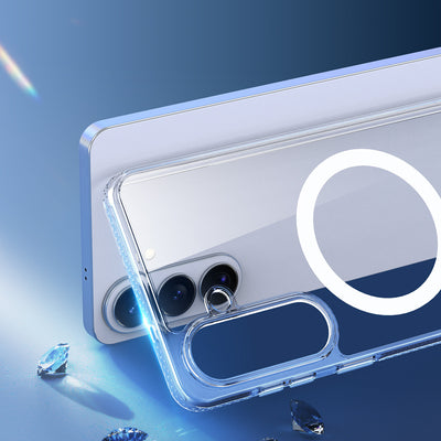 Dux Ducis Clin Mag Case Compatible with MagSafe for Samsung S26 - Transparent