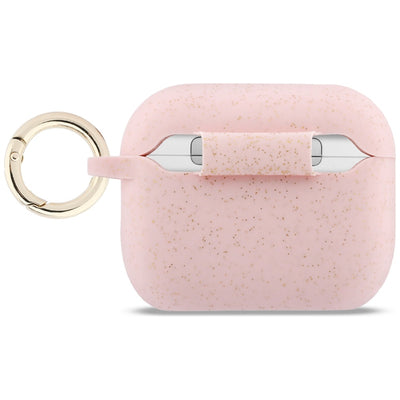 Guess Silicone Glitter Ring Case for AirPods Pro 3 - Pink