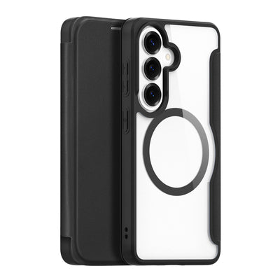 Dux Ducis Skin X Pro MagSafe Compatible Wallet Case for Samsung Galaxy S26+ - Black