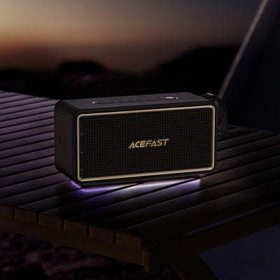 Acefast K3 Ultra Wireless Speaker with RGB Backlight Bluetooth 5.4 - Black
