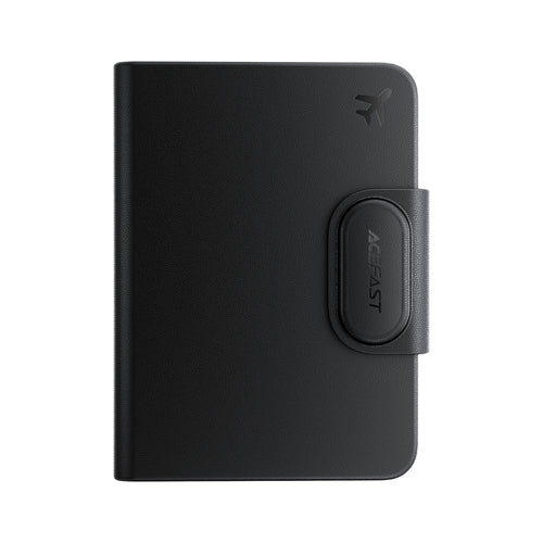 Acefast S6 Bluetooth Passport Case-Compatible with Apple Find My - Black