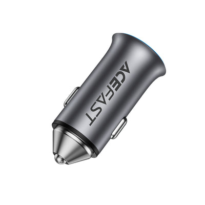 Acefast B16 95W USB-A + USB-C Car Charger - Gray