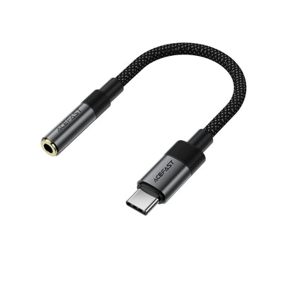 Acefast J12 USB-C to 3.5mm mini jack adapter - black