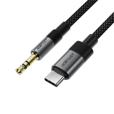 Acefast J11 USB-C to 3.5mm mini jack cable 1m - black