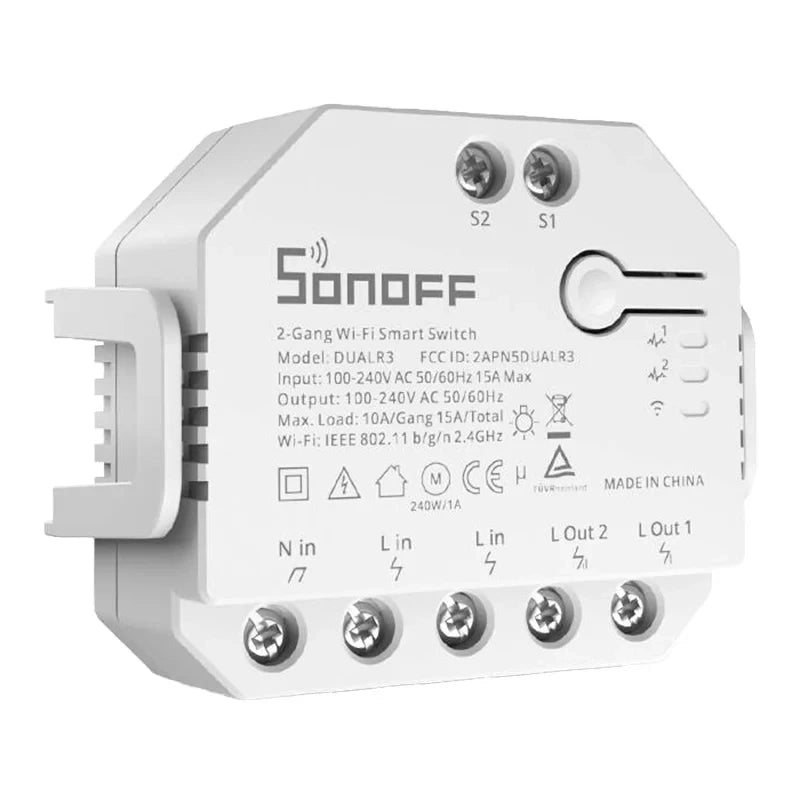 Intelligenter WiFi-Schalter Sonoff Dual R3