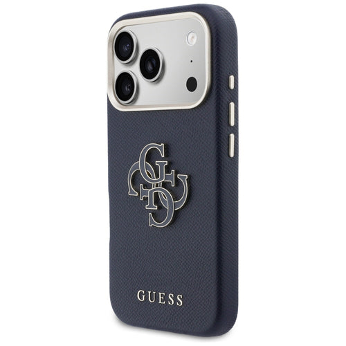 Guess FW Resin Logo Case for iPhone 17 Pro - Blue