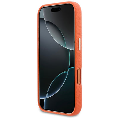 Guess FW Resin Logo case for iPhone 17 Pro - orange