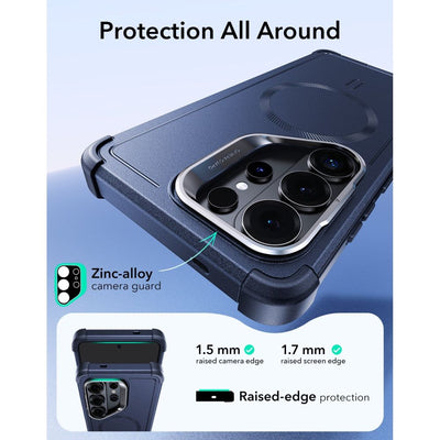ESR Cyber Tough Kickstand MagSafe Case for Samsung Galaxy S26 Ultra - Black