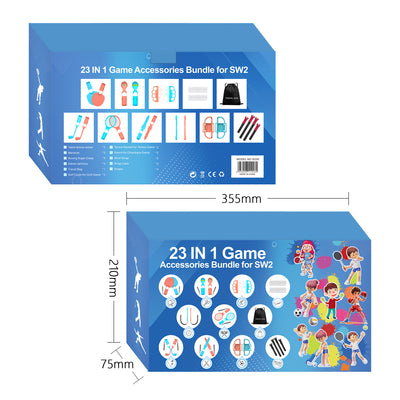 Nintendo Switch 23-in-1 Family Accessory Pack 2 - Orange and Blue Set — Hurtel