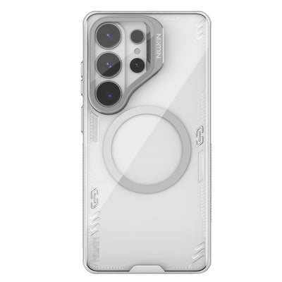 Nillkin Iceblade Prop Magnetic Case with Camera Cover and Stand Compatible with MagSafe for Samsung Galaxy S26 Ultra - Transp