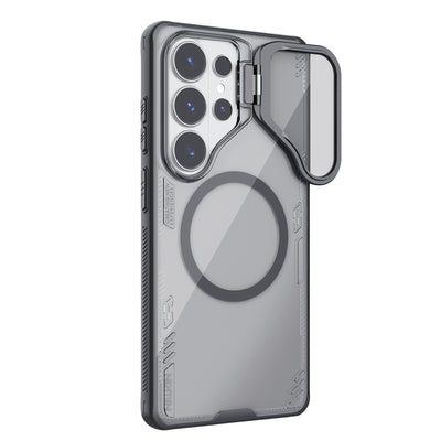 Nillkin Iceblade Prop Magnetic Case with Camera Cover and Stand Compatible with MagSafe for Samsung Galaxy S26 Ultra - Transp
