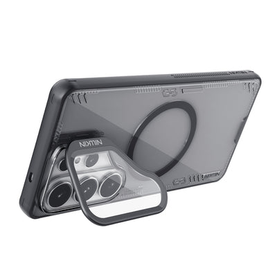 Nillkin Iceblade Prop Magnetic Case with Camera Cover and Stand Compatible with MagSafe for Samsung Galaxy S26 Ultra - Transp