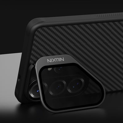 Nillkin CarboProp Magnetic Case with Camera Cover and Stand Compatible with MagSafe for Samsung S26 Ultra - Black