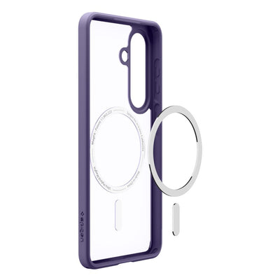 Spigen Ultra Hybrid Mag MagSafe Case for Samsung Galaxy S26 - Clear Purple