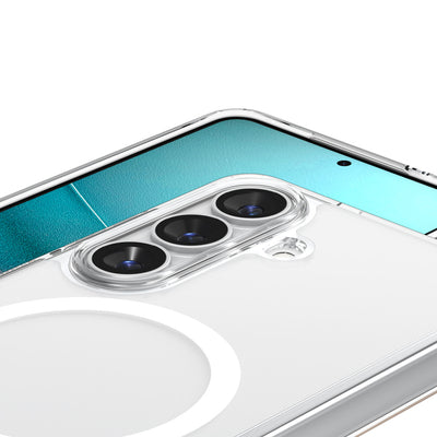Spigen Ultra Hybrid Mag MagSafe Case for Samsung Galaxy S26+ - Clear and White
