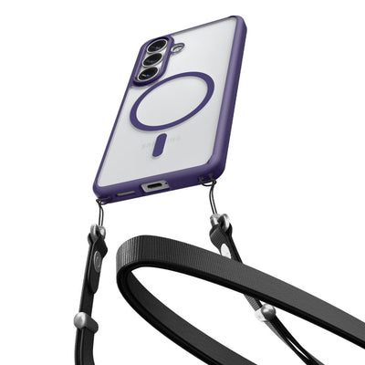 Spigen Ultra Hybrid Mag MagSafe Case for Samsung Galaxy S26+ - Clear Navy Blue