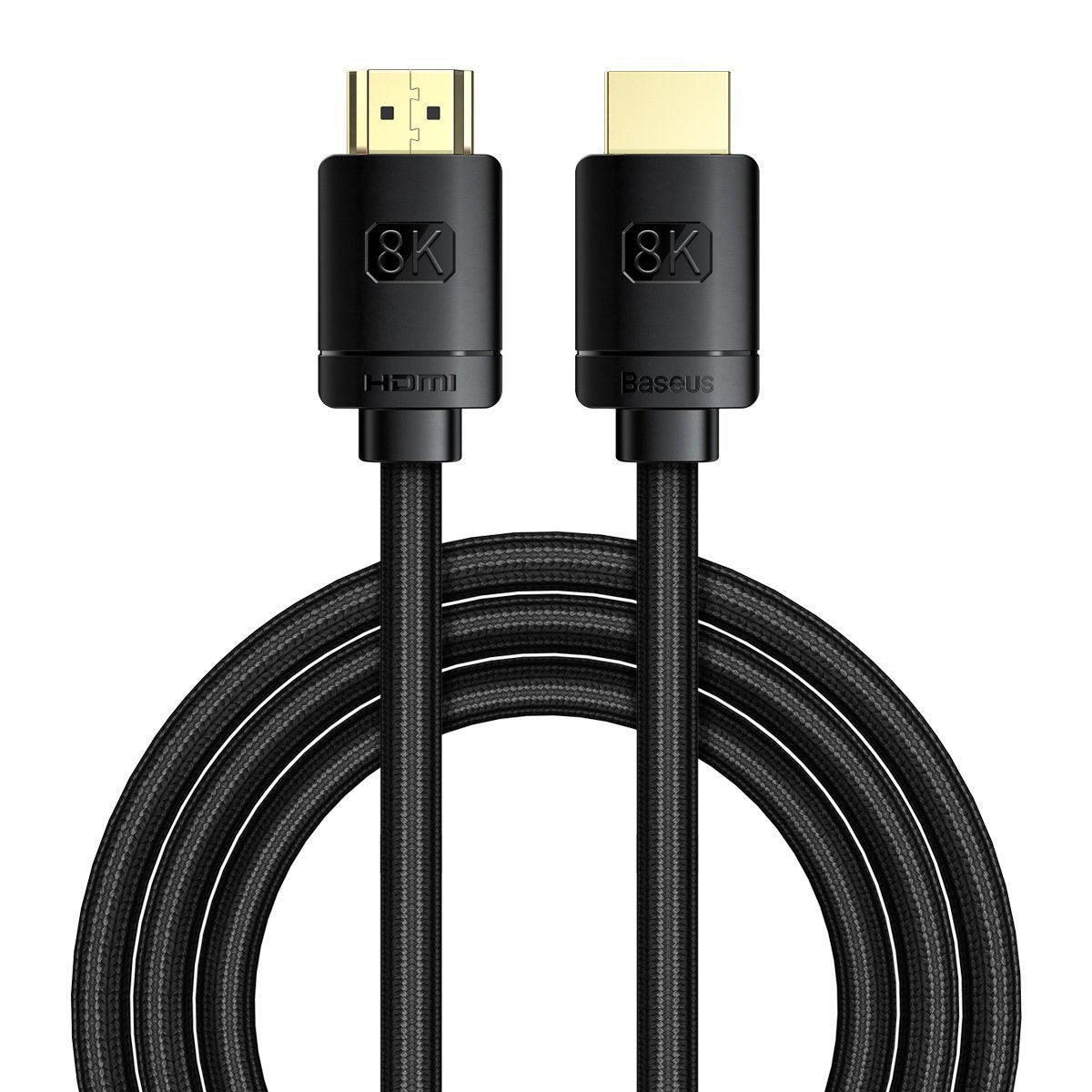 Baseus High Definition Series HDMI 2.1 cable, 8K 60Hz, 3D, HDR, 48Gbps, 3m (black) - Product Image 2