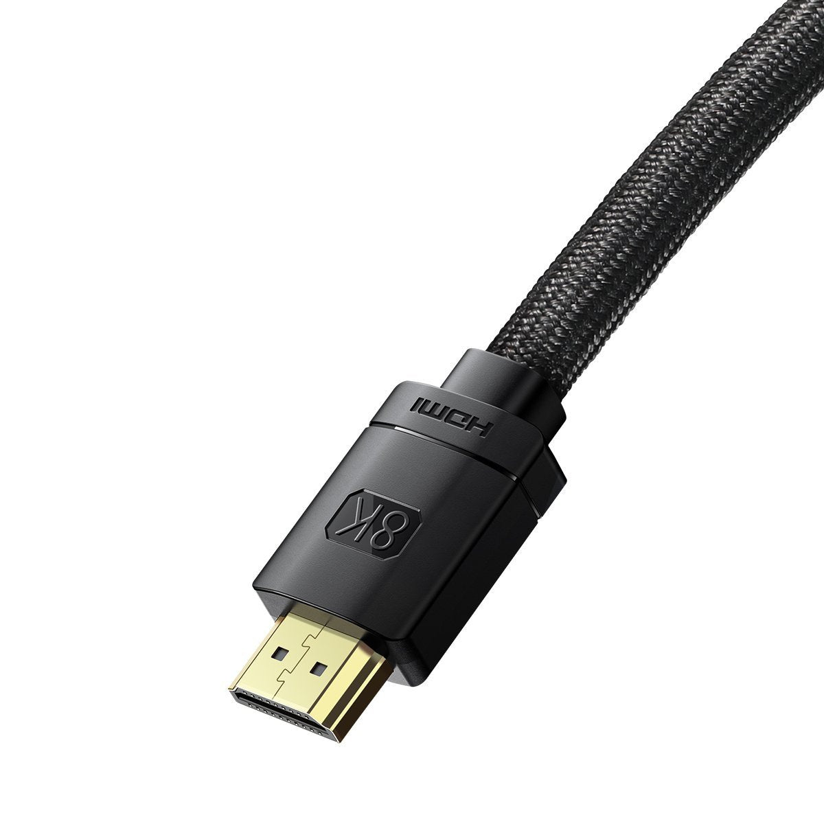 Baseus High Definition Series HDMI 2.1 cable, 8K 60Hz, 3D, HDR, 48Gbps, 3m (black) - Product Image 4