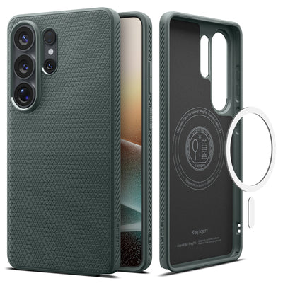 Spigen Liquid Air Mag MagSafe Case for Samsung Galaxy S26 Ultra - Green
