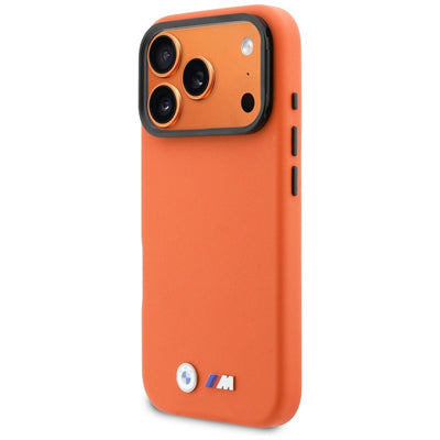 BMW M Metal Logo MagSafe Case for iPhone 17 Pro - Orange